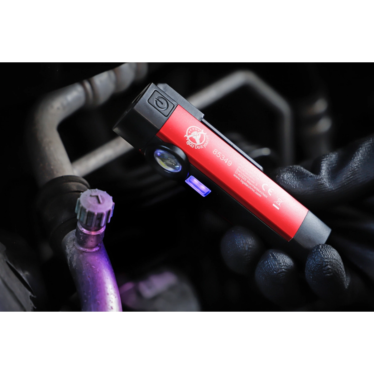 Foto 4 pulgar | Lampara Para Mecanico | Luz Uv Y Led | Recargable| Bgs 85347