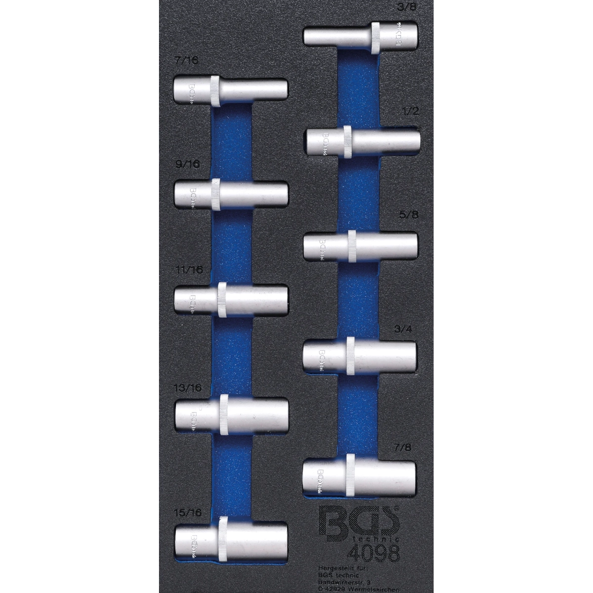 Juego De Dados Hexagonal Largos| 1/2'' | 10 Pzs | Bgs 4098