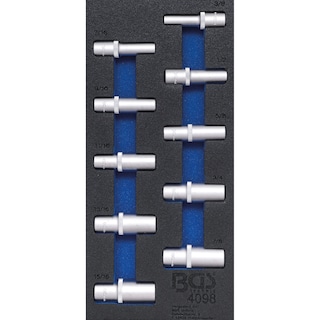 Foto 1 | Juego De Dados Hexagonal Largos| 1/2'' | 10 Pzs | Bgs 4098