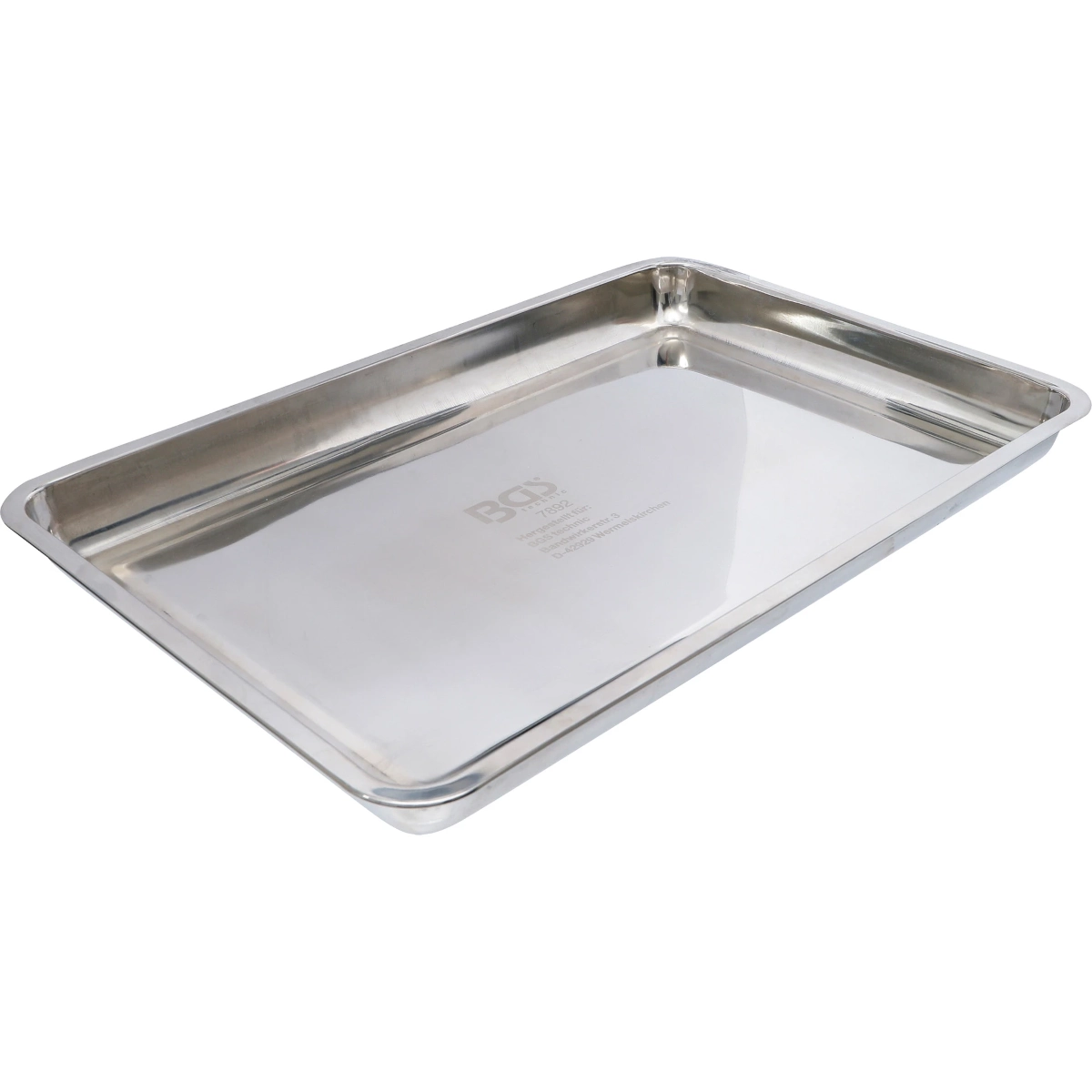 Foto 2 pulgar | Charola Para Aceite | Acero Inox | 600 X 400 Mm | Bgs 7892