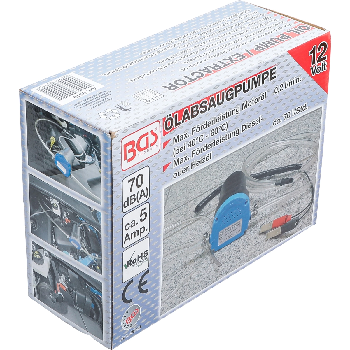 Foto 4 | Bomba Para Extraer Aceite 12 Volt | Bgs 9910