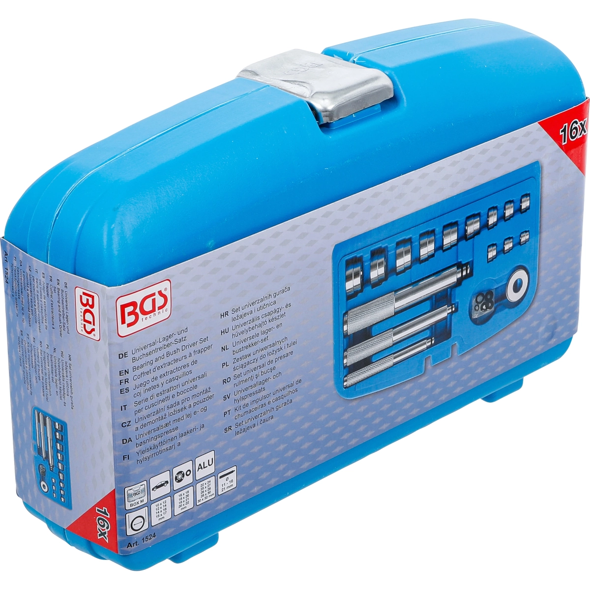 Foto 7 pulgar | Juego Extractor De Cojinetes Y Casquillos | 16 Pz | Bgs 1524