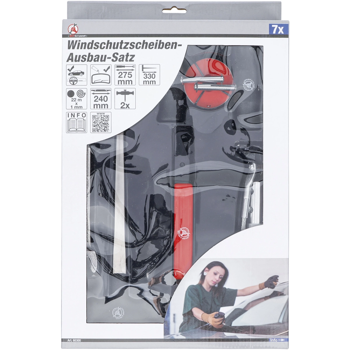 Foto 5 pulgar | Juego Para Desmontar Parabrisas | 7 Pz | Bgs 60300