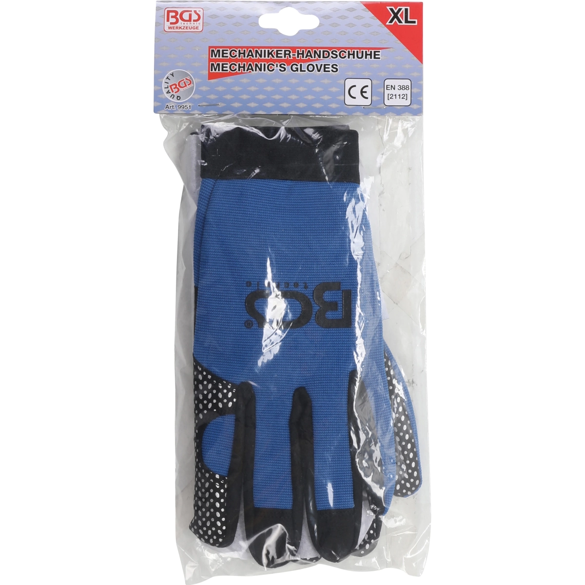 Foto 4 pulgar | Guante De Trabajo | Antidezlizante | Talla Xl | Bgs 9951