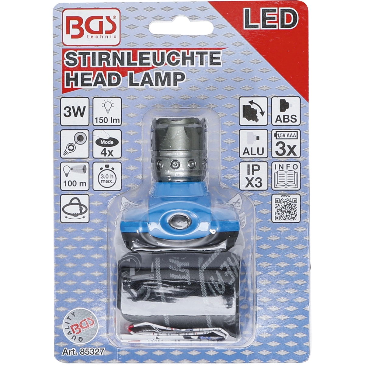 Foto 7 pulgar | Lampara Linterna Para La Cabeza Led Con Foco |3w| Bgs 85327