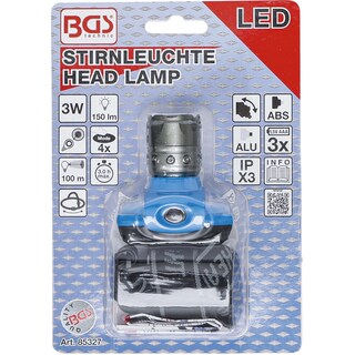 Foto 6 | Lampara Linterna Para La Cabeza Led Con Foco |3w| Bgs 85327