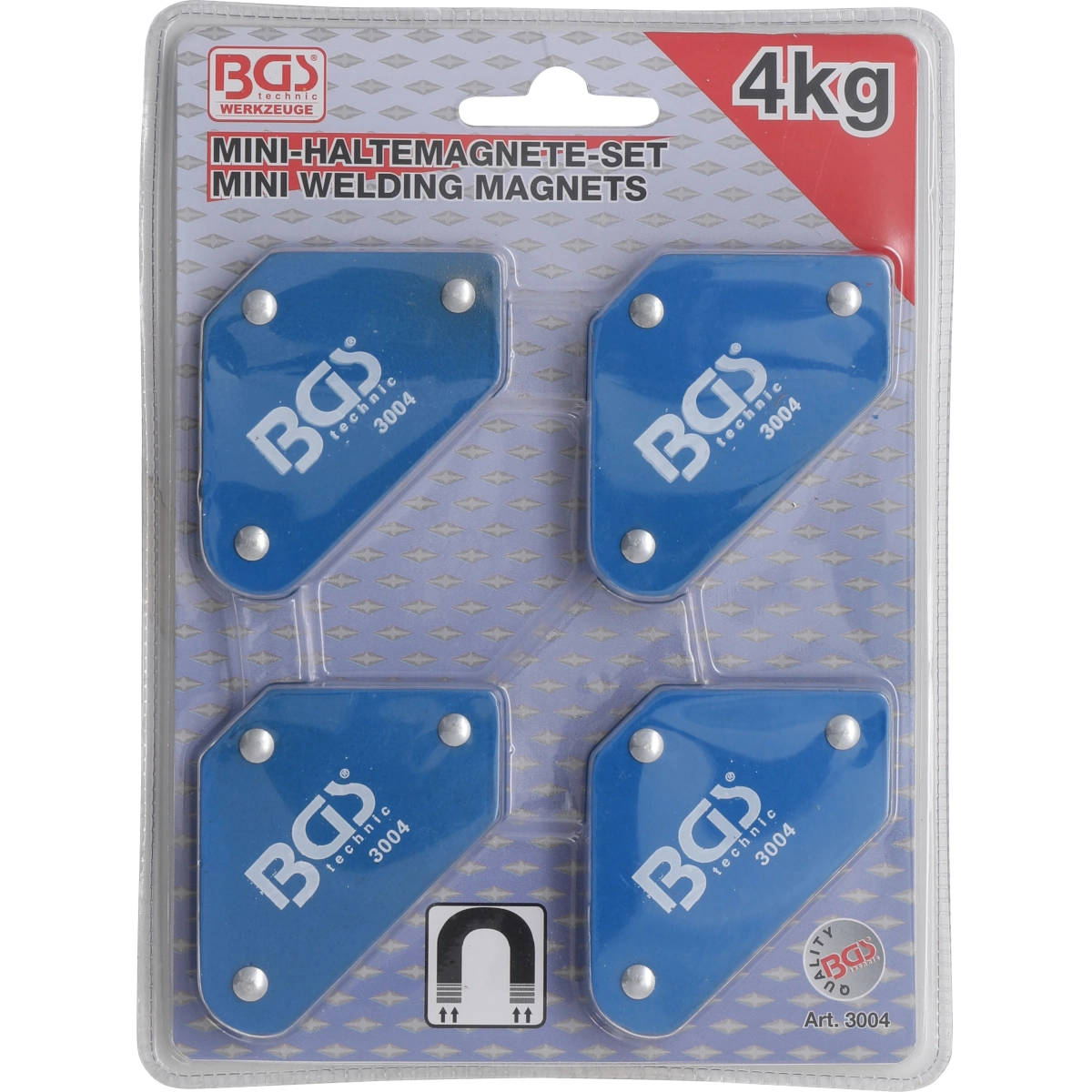 Foto 4 pulgar | Juego Mini Escuadras Para Soldar | 45º 90º 135º | Bgs 3004