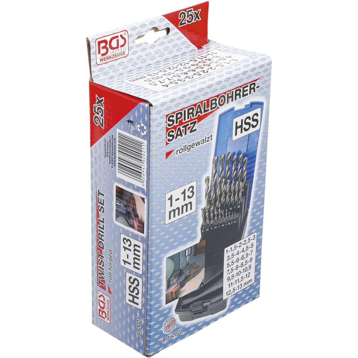 Foto 7 pulgar | Juego De Brocas Hss | 1-13 Mm | 26 Pz | Bgs 2021