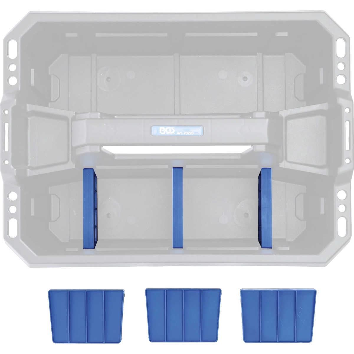 Foto 5 pulgar | Separadores Para Caja De Herramienta Bgs 70220 | Bgs 70222