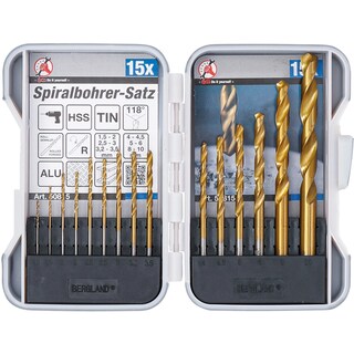 Foto 1 | Juego De Brocas Espirales Hsss | 1.5 - 10 Mm | Bgs 50815