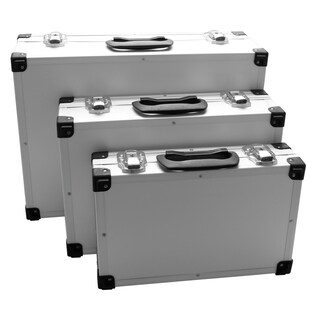 Foto 2 | Juego De 3 Maletines De Aluminio | Bgs 3307