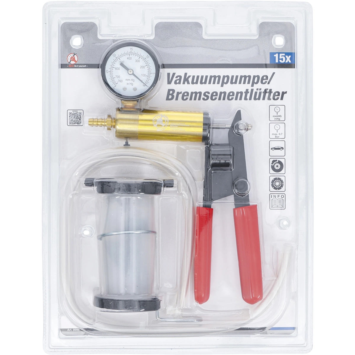 Foto 4 pulgar | Purgador De Frenos Y Abs | Bomba De Vacio | Bgs Diy 8999