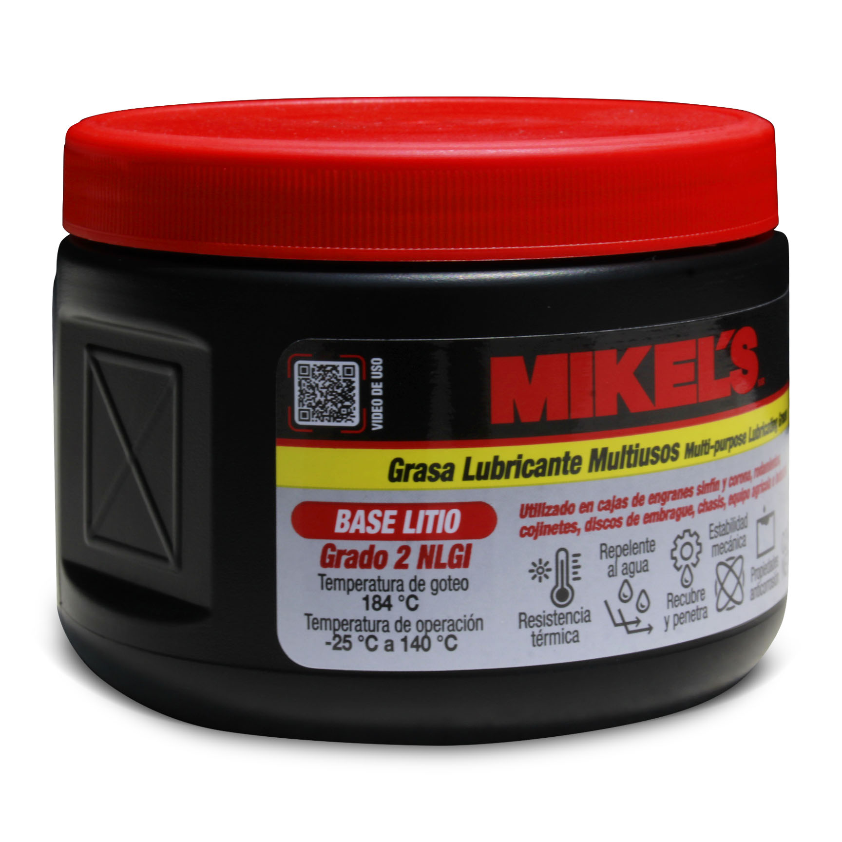 Grasa Lubricante Multiusos Base Litio 450 Gr  Mikel´s GLM-450