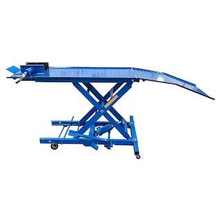 Foto 1 | Plataforma Hidráulica para Motocicleta BGS Technic 360 kg 838910-MX Azul
