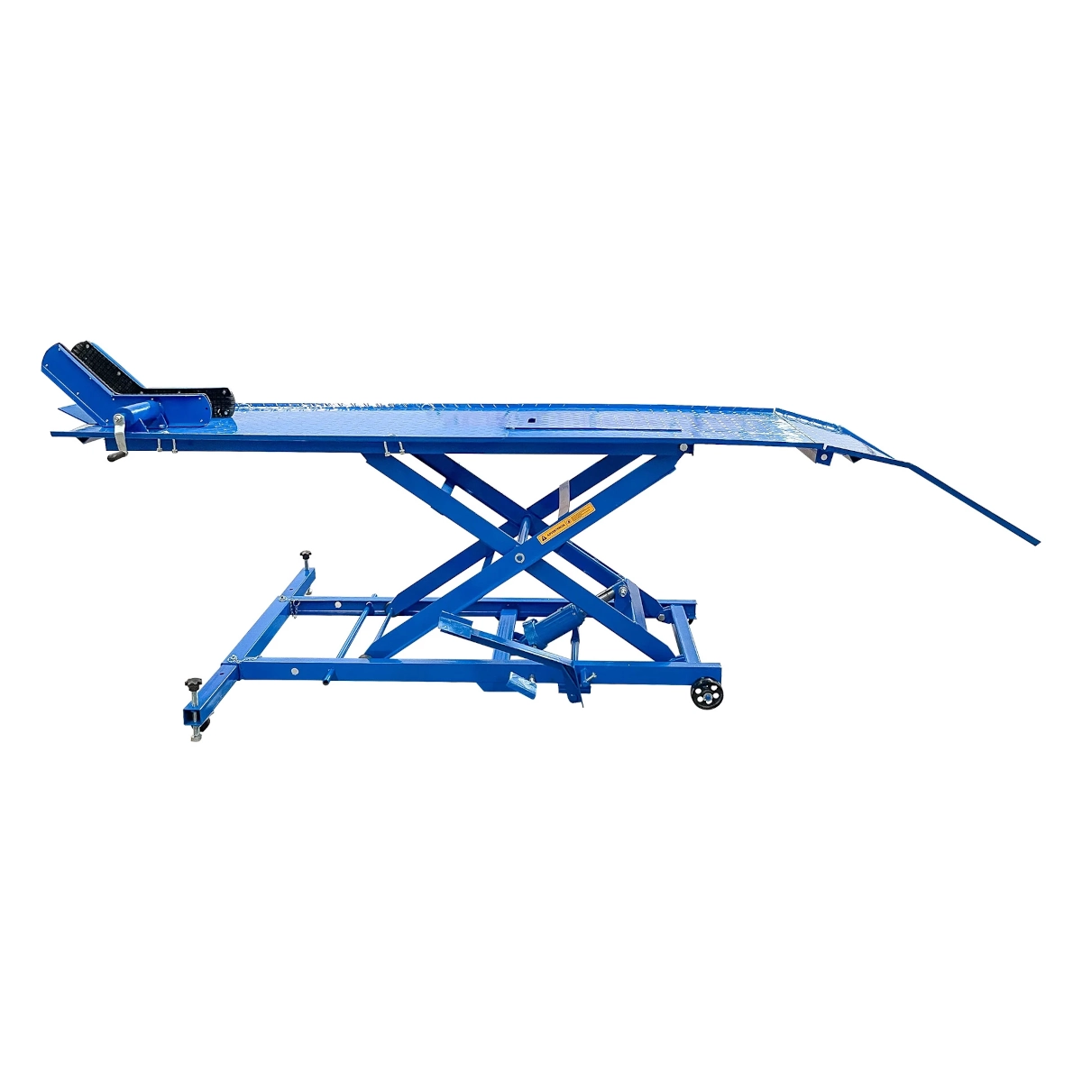 Plataforma Hidráulica para Motocicleta BGS Technic 500 kg 838930-MX Azul