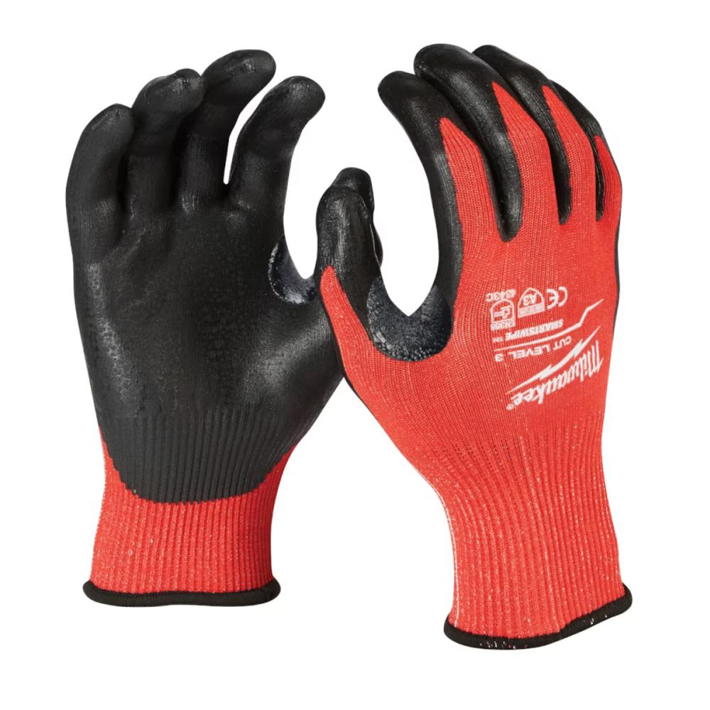 Guantes Anticorte Nivel 3 Bañados En Nitrilo Xl Milwaukee