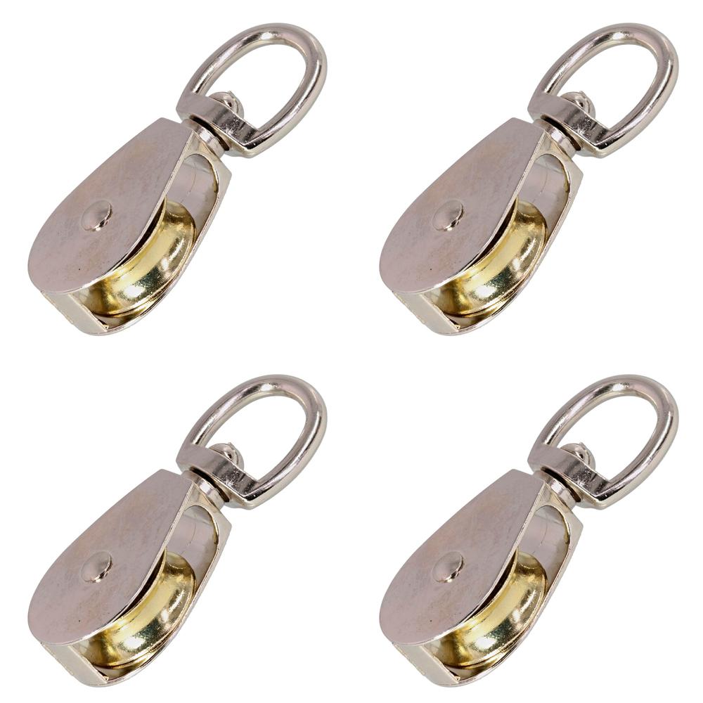 Foto 2 pulgar | Pack 4 Garruchas De Zinc Giratorias 1-1/2'' Miler Cargo
