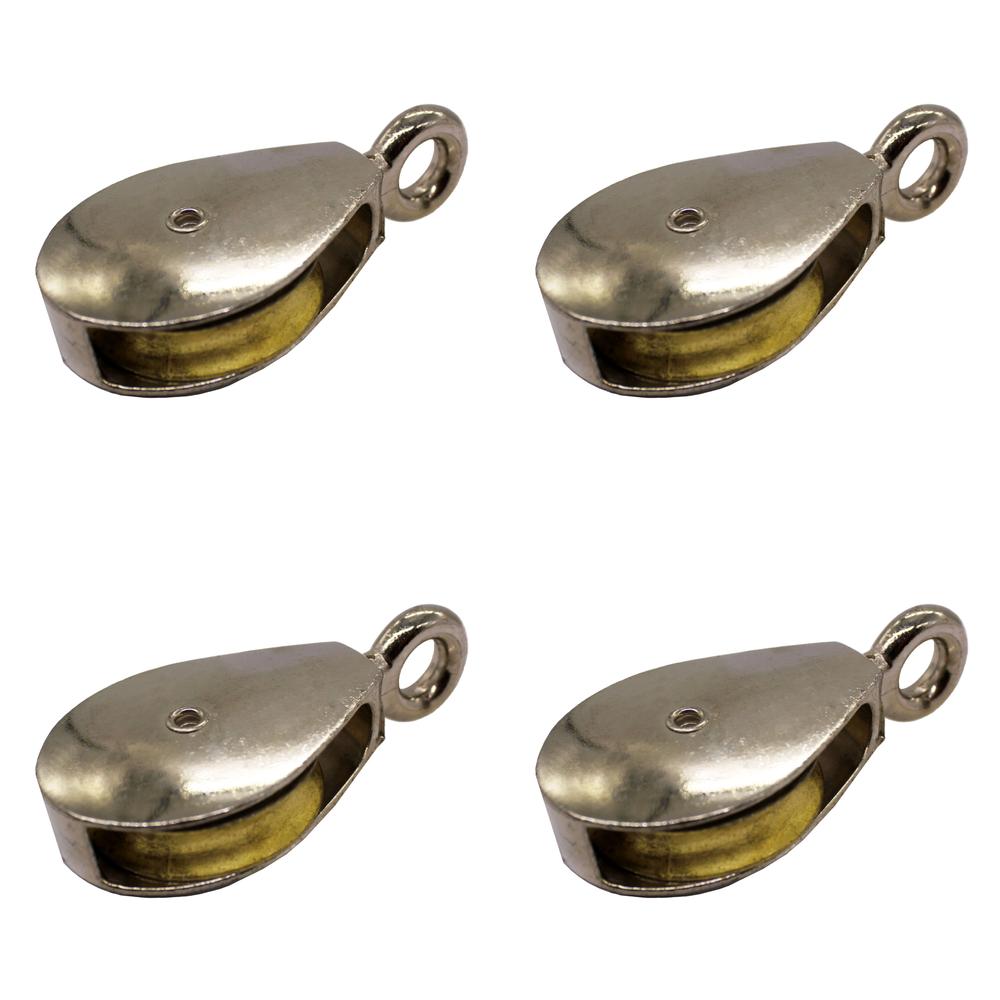 Pack 4 Garrucha Fija De Zinc 1 1/2'' Miler Cargo