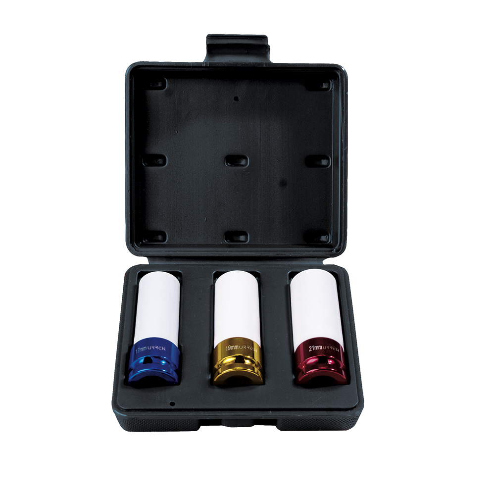 Foto 1 | Juego De Dados De Impacto Métricos Cuadro De 1/2'' Con Protección Nylamid, 3 Piezas Urrea