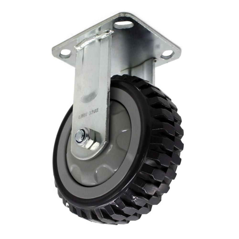Rodaja Fija De Pvc Gris 4'' 120 Kg Miler Cargo