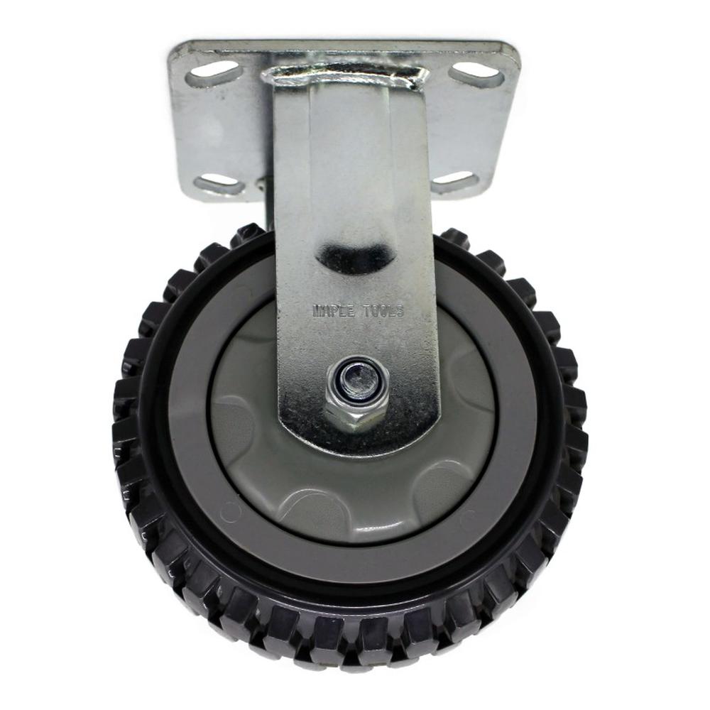 Foto 3 pulgar | Rodaja Fija De Pvc Gris 4'' 120 Kg Miler Cargo