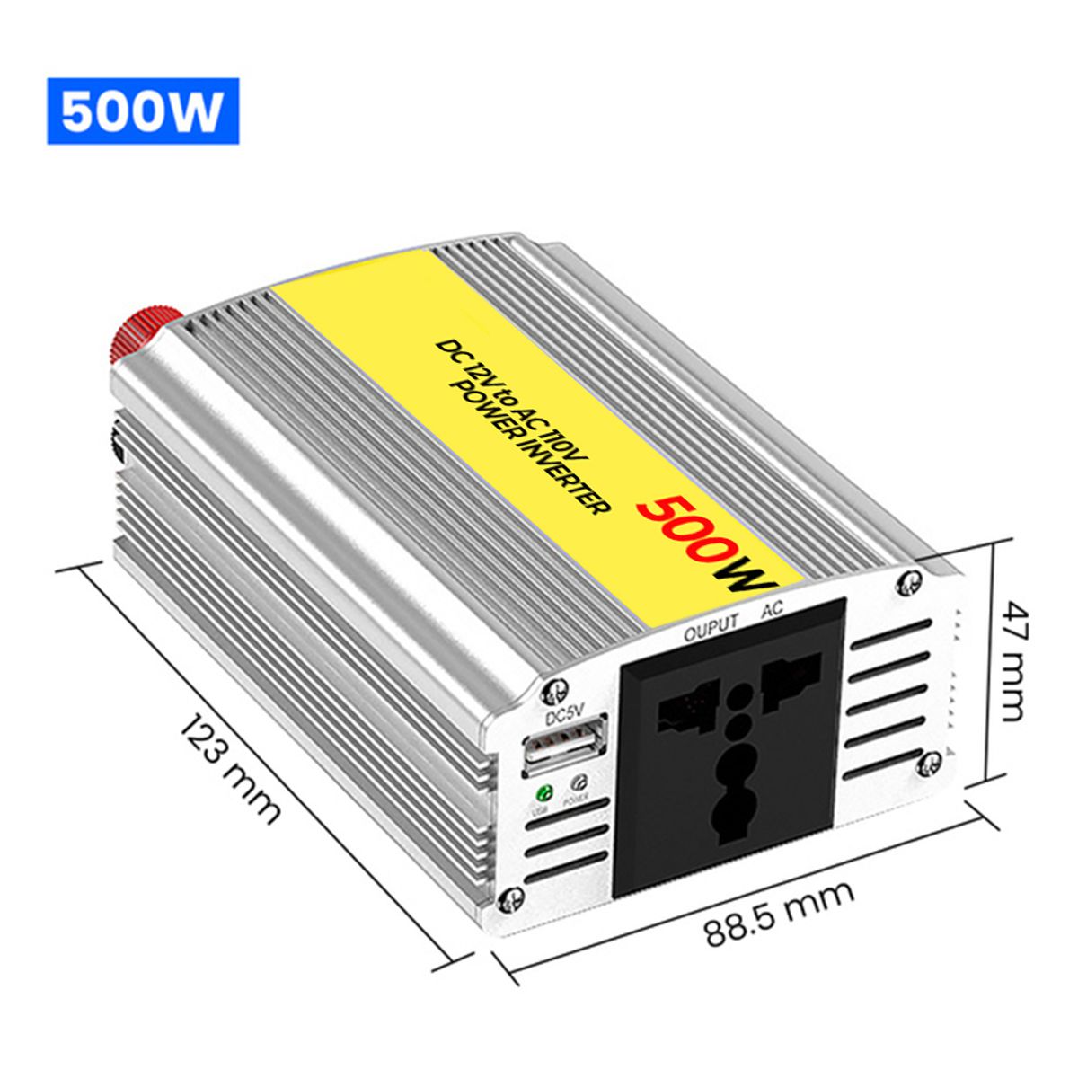 Foto 4 pulgar | Inversor de Corriente Automotriz Elegate 500 W 12v Amplia Compatibilidad