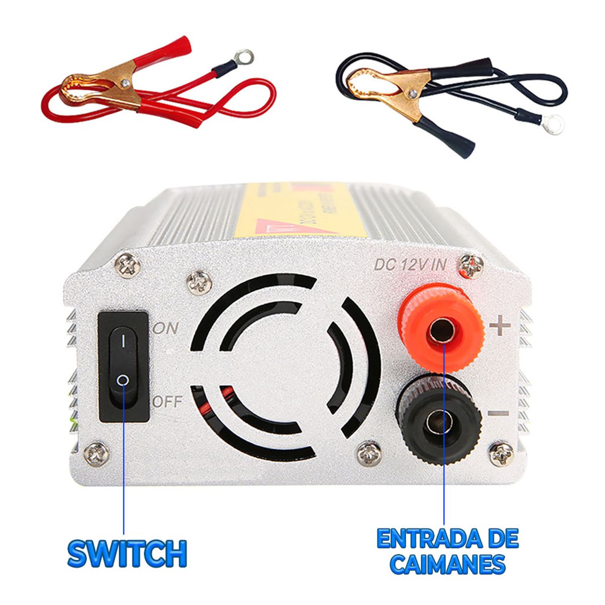 Foto 5 pulgar | Inversor de Corriente Automotriz Elegate 500 W 12v Amplia Compatibilidad