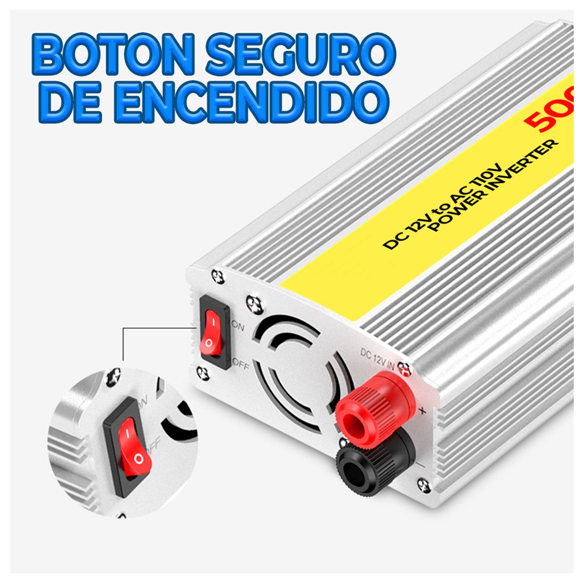 Foto 8 pulgar | Inversor de Corriente Automotriz Elegate 500 W 12v Amplia Compatibilidad