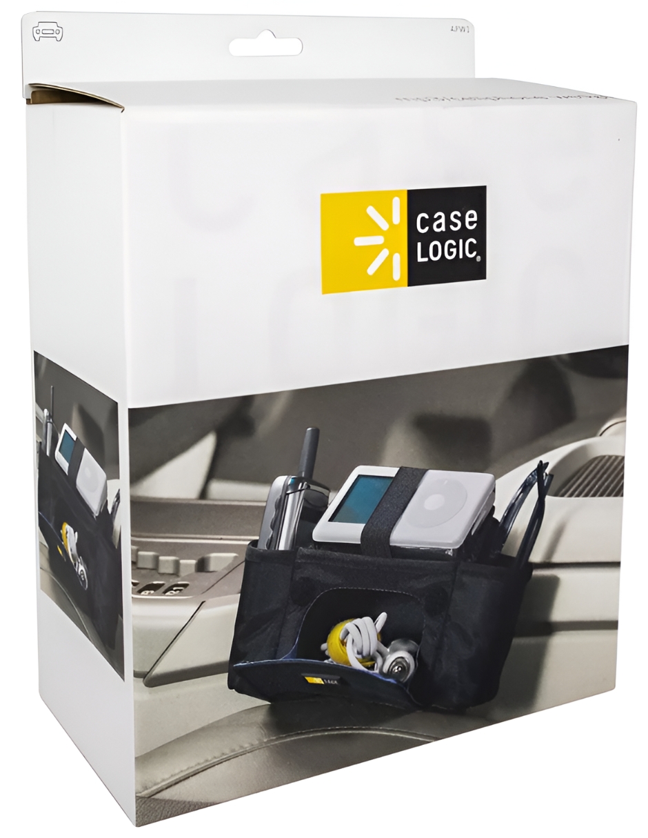 Foto 3 | Organizador Par Auto Case Logic Lentes, Celular Y Accesorios Negro