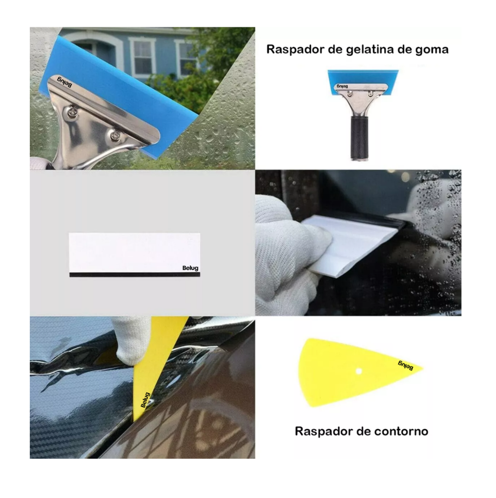 Foto 2 | Kit De Herramientas De Película De Vinilo Para Vehículos, Belug Colores