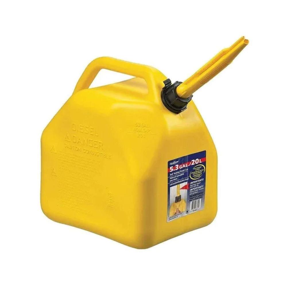 Foto 2 pulgar | Bidon Amarillo Para Diesel 20 Litros Scepter