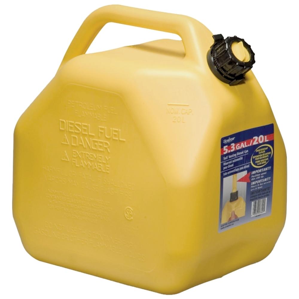 Foto 2 | Bidon Amarillo Para Diesel 20 Litros Scepter