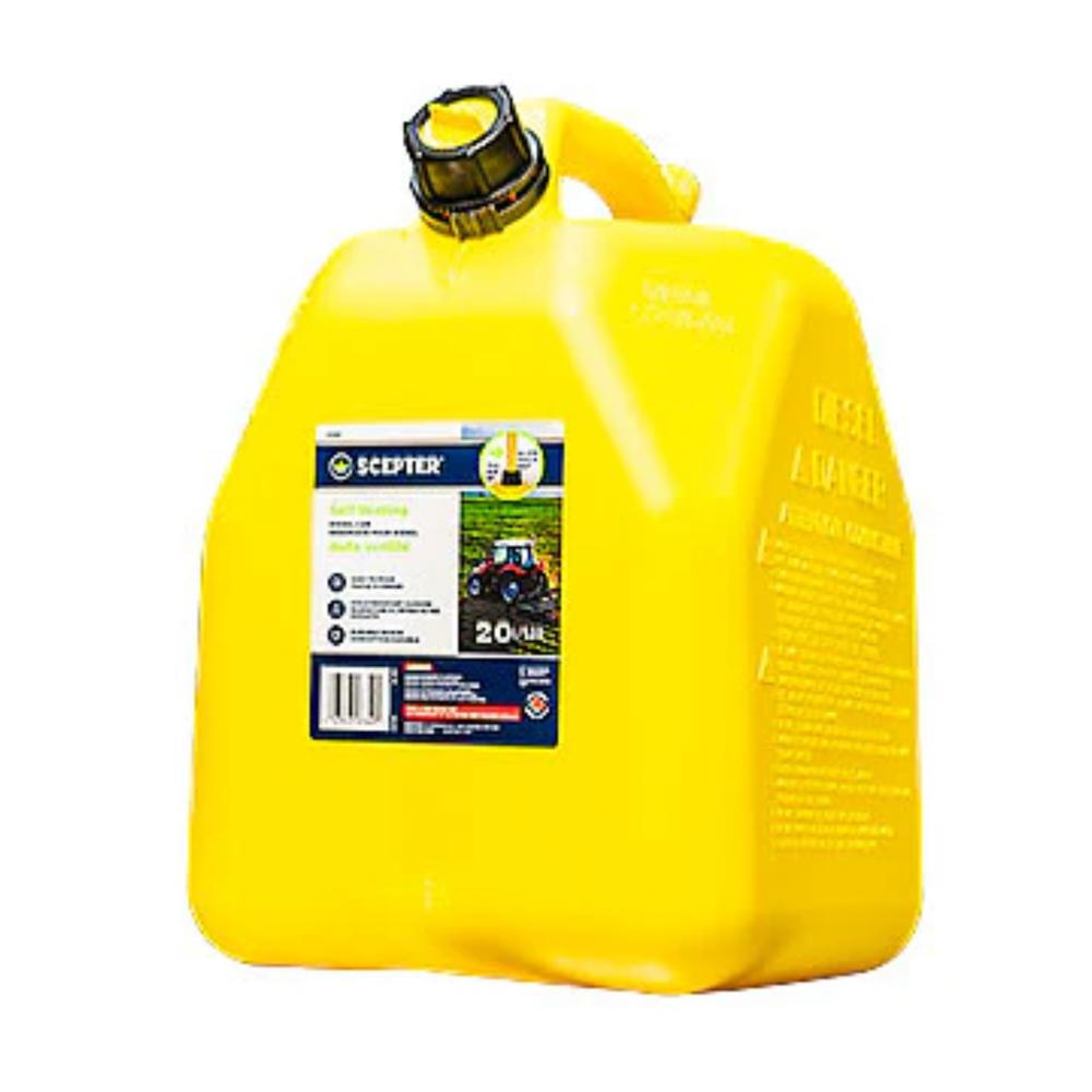 Foto 4 pulgar | Bidon Amarillo Para Diesel 20 Litros Scepter