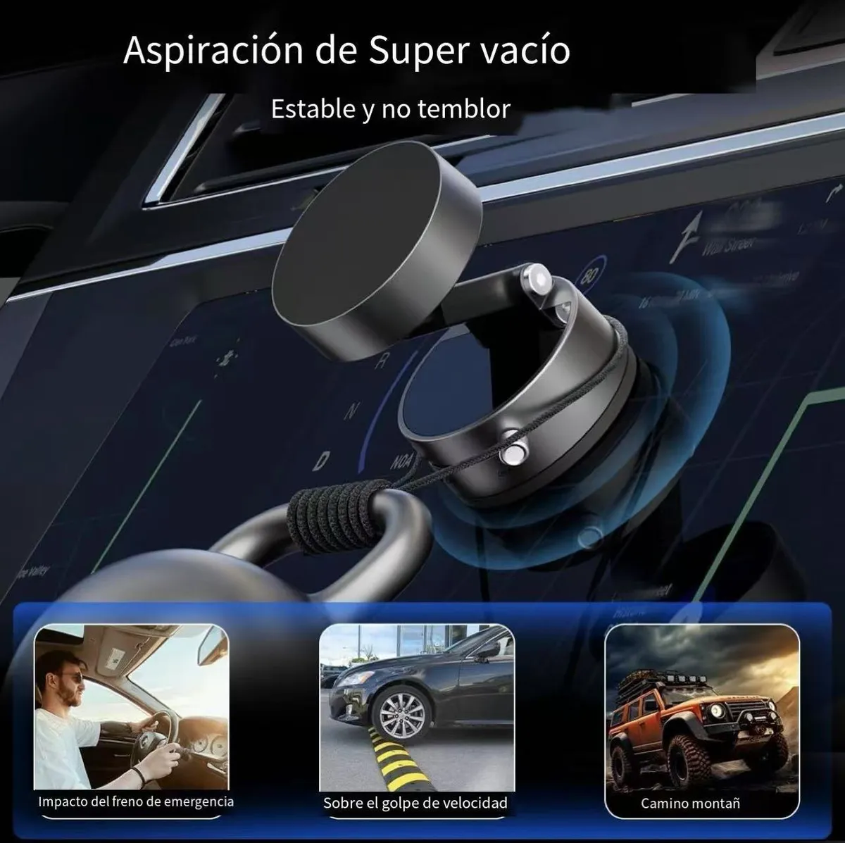 Foto 9 pulgar | Soporte Magnético Para Celular Con Ventosa Ajustable Para Auto Y Escritorio Rosa