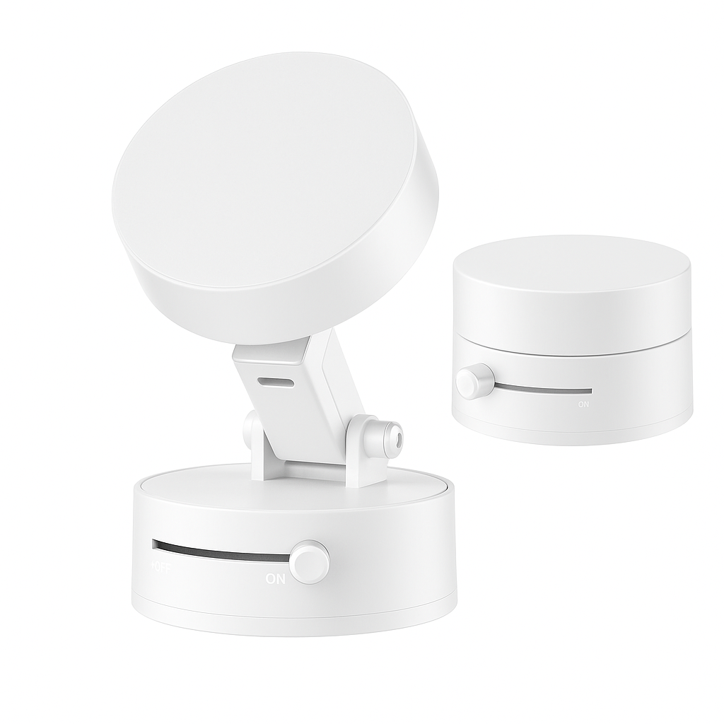 Foto 1 | Soporte Magnético Para Celular Con Ventosa Ajustable Para Auto Y Escritorio Color Blanco