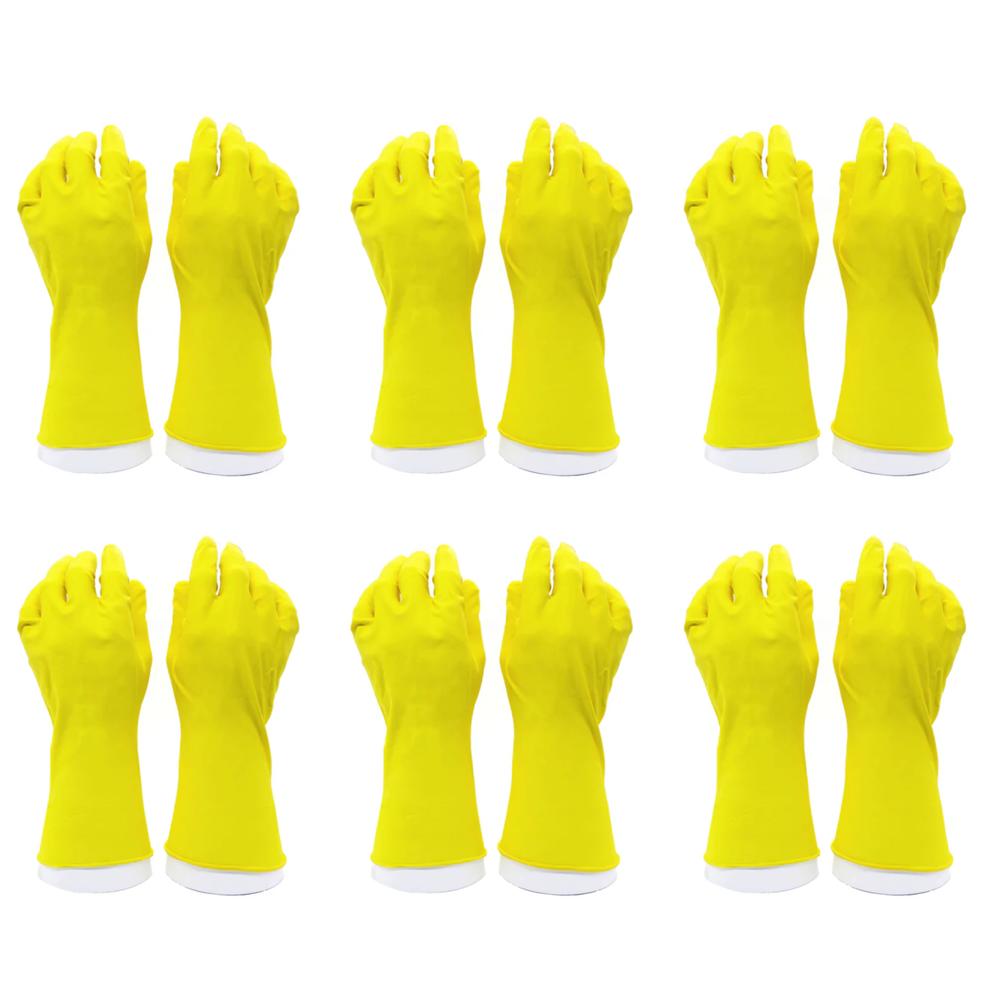 Foto 2 pulgar | Pack 6 Pares Guantes Latex Para Limpieza Xl Maple Safe