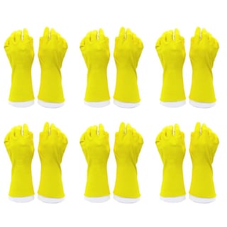 Foto 1 | Pack 6 Pares Guantes Latex Para Limpieza Xl Maple Safe