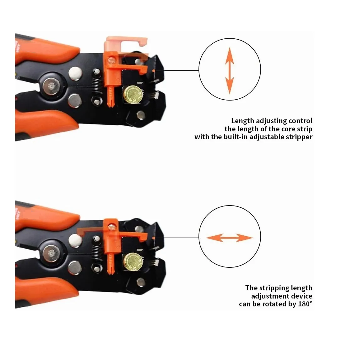 Foto 4 pulgar | Pinzas Alicates Pelacables Multifunción Eo Safe Imports Esi-348 Naranja