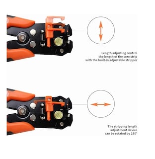Foto 3 | Pinzas Alicates Pelacables Multifunción Eo Safe Imports Esi-348 Naranja