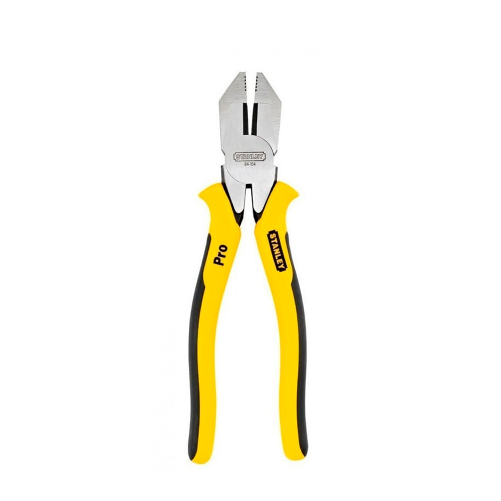 Foto 2 pulgar | Alicates Stanley 84-154LA color Amarillo Pro Heavy Duty Linesman 9 Plg