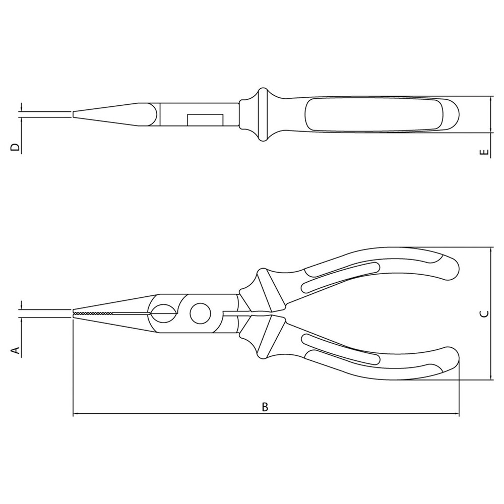 Foto 4 pulgar | Pinza Punta Media Tramontina de 6"