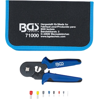 Foto 3 | Kit Pinza Crimpadora / Ponchadora Con Terminales | Bgs 71000