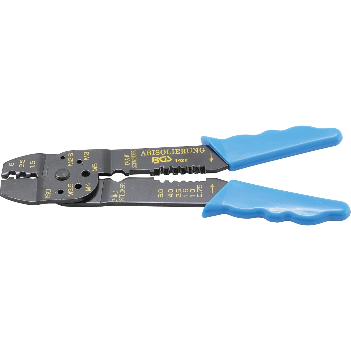 Foto 4 pulgar | Pinza Crimpadora 200mm/ Ponchadora Para Terminales| Bgs 1422