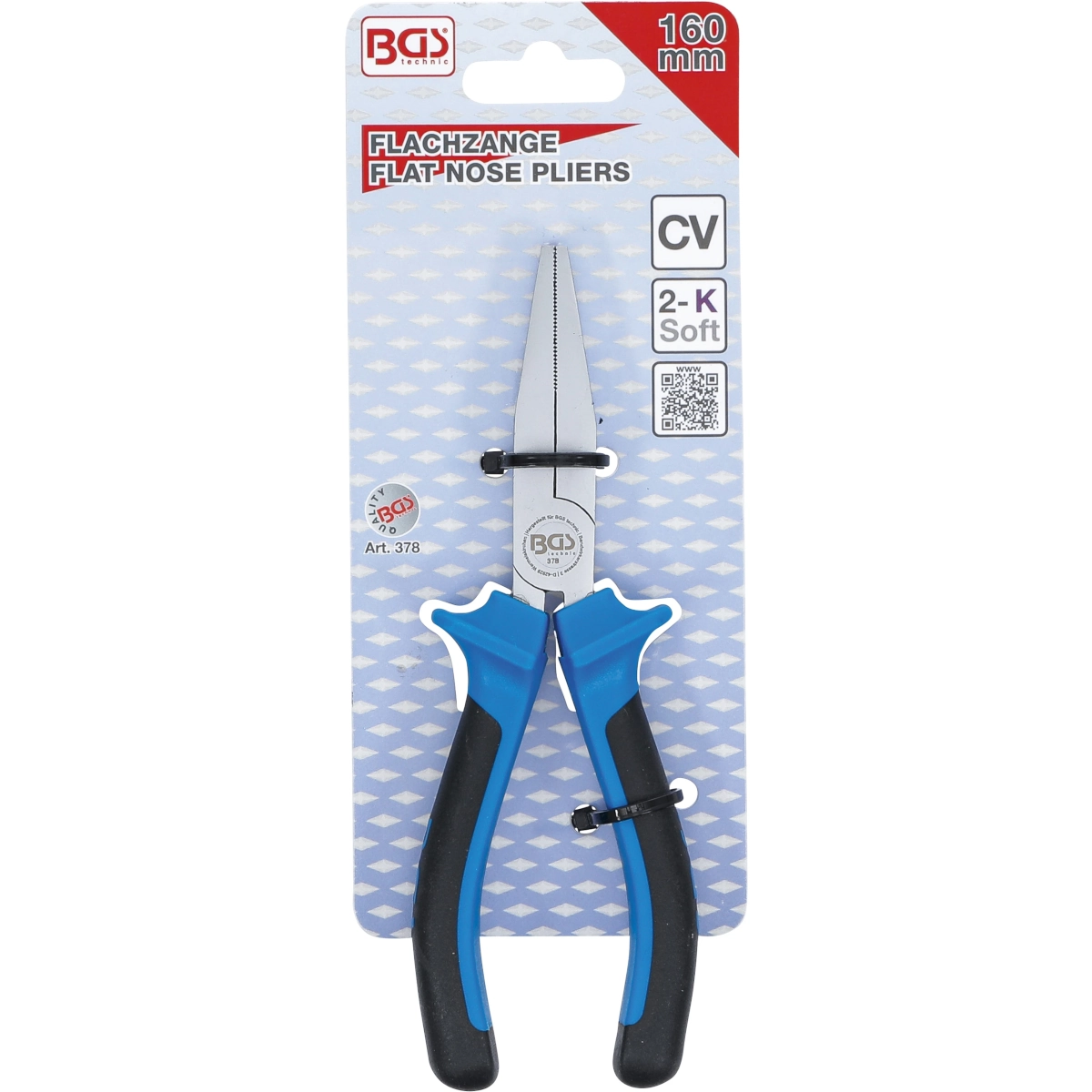 Foto 6 pulgar | Pinzas Planas | 160 Mm | Bgs 378