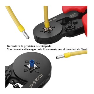 Foto 3 | Language Alicate Con Terminales, Engarzador 0.25-10mm Eo Safe Imports Esi-3220-1 Rojo