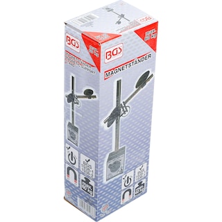 Foto 4 | Base Magnética para Instrumentos de Medida con Interruptor On/Off y Soporte para Reloj Comparador