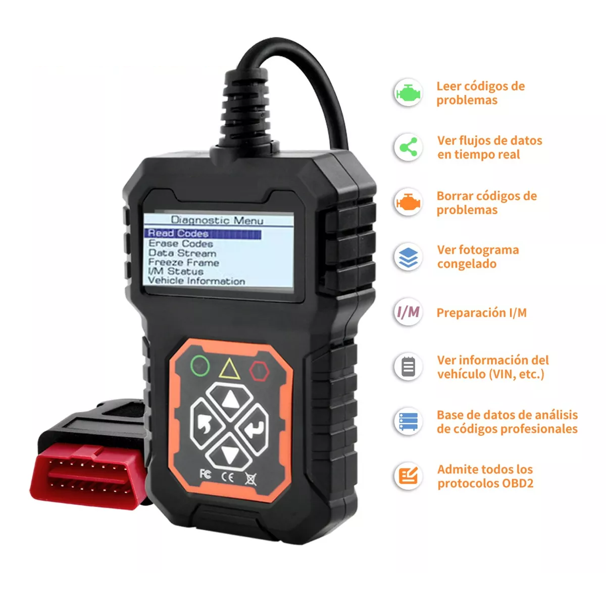 Foto 2 | Escáner Automotriz  Diagnosticar Fallas y Borrar  Eo Safe Imports  Esi-10235 Negro