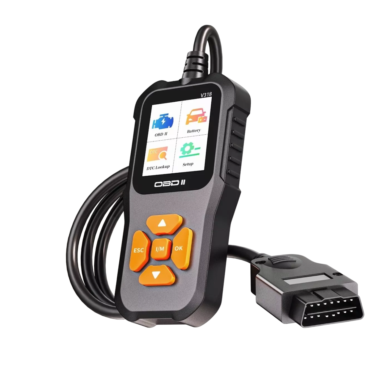 Escáner Automotriz Obd Ii Negro