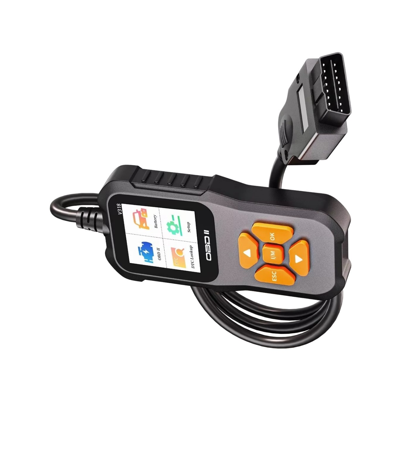 Foto 4 pulgar | Escáner Automotriz Obd Ii Negro