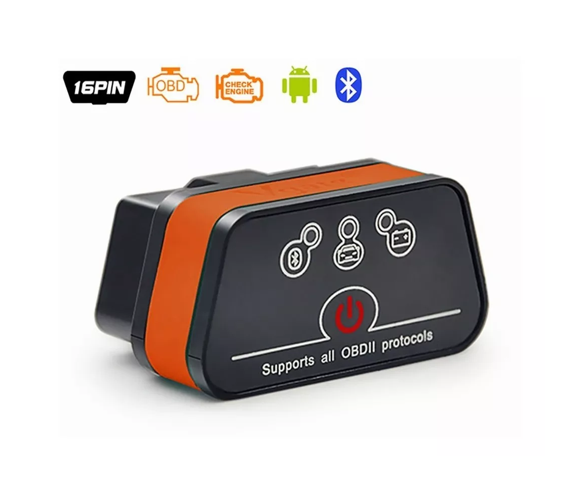 Foto 3 pulgar | Escáner Automotriz Obd2 Elm327 Android Anaranjado